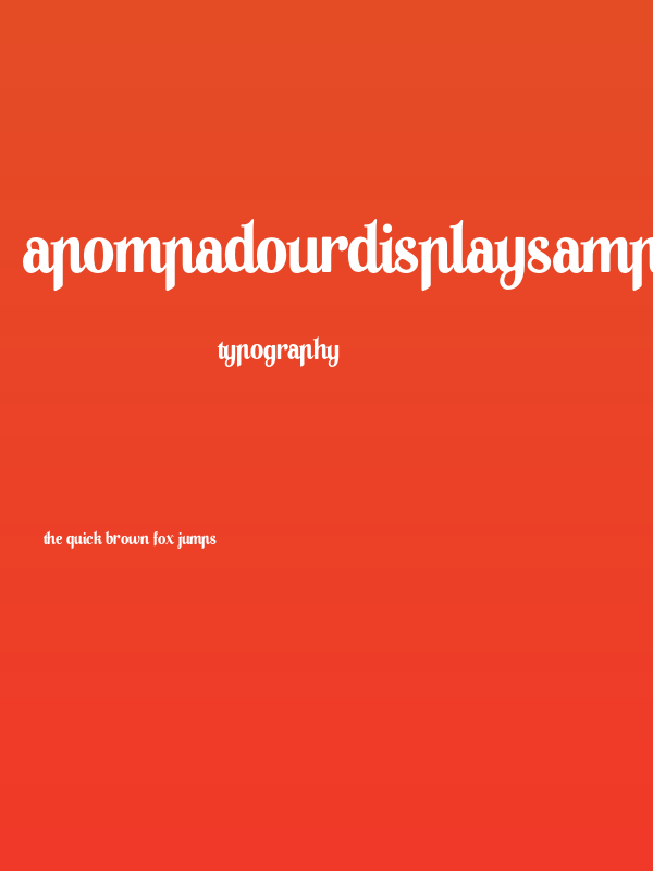APompadourDisplaySample Poster