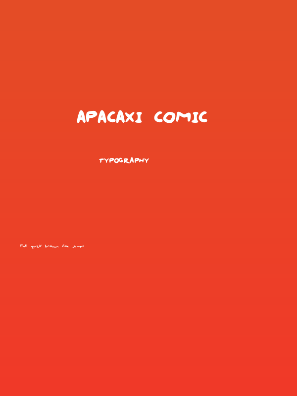 Apacaxi_Comic_ Poster