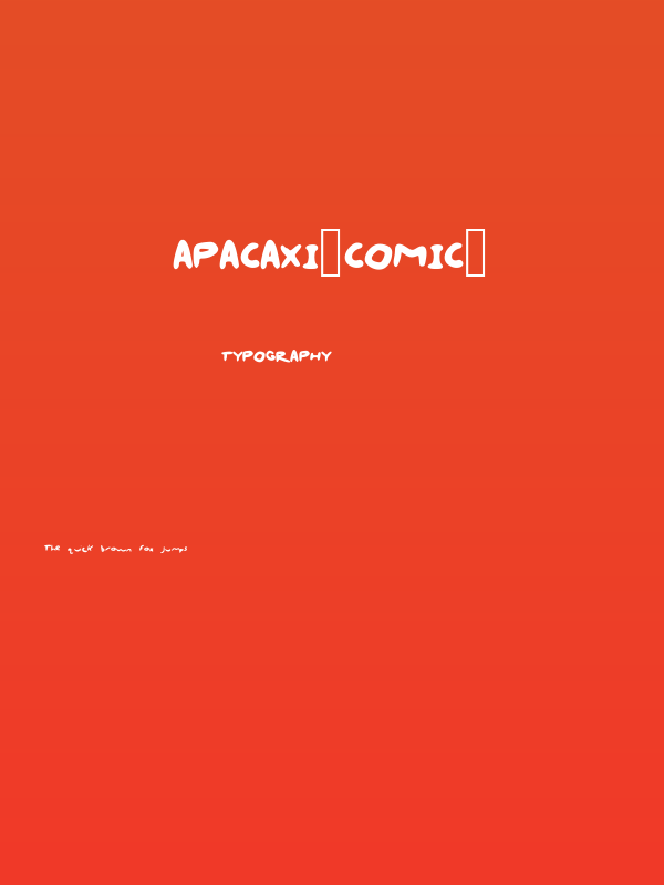 Apacaxi_Comic_ Poster