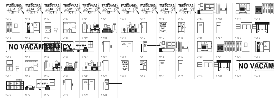 Apartment Life JL Character Map