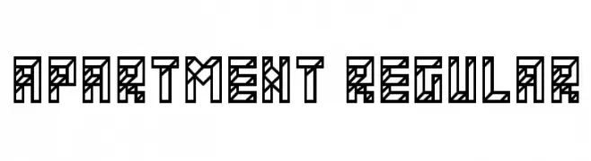 Apartment-Regular  Frei Schriftart Herunterladen