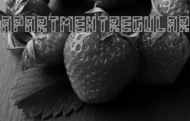 Apartment-Regular Font examples