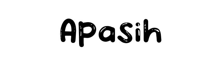 Apasih  フリーフォントのダウンロード