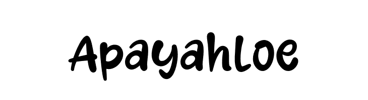 Apayah Loe  font caratteri gratis