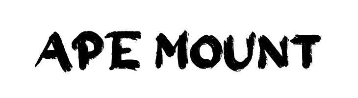 Ape Mount  font caratteri gratis
