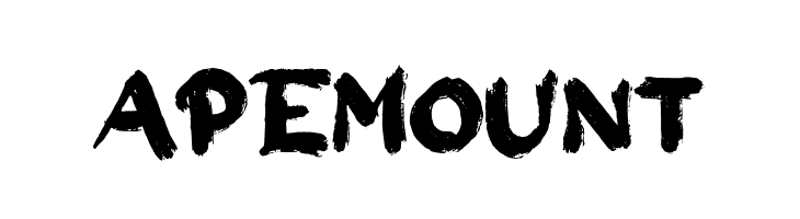 Ape Mount  font caratteri gratis