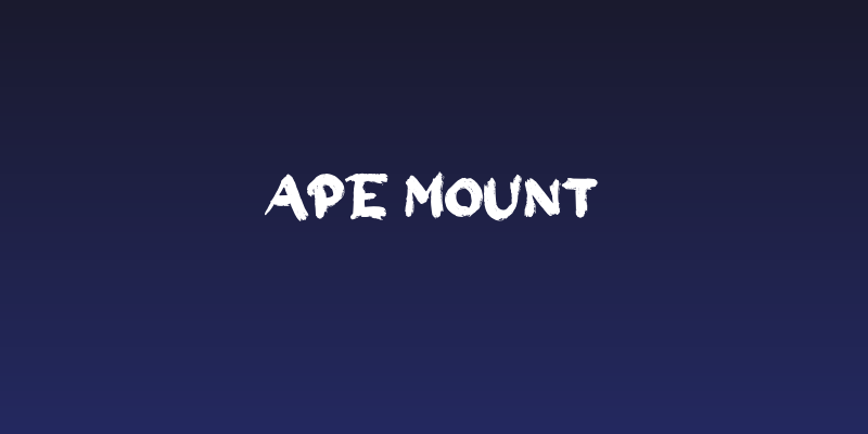 Ape Mount Social Header