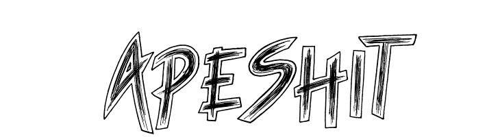 Ape Shit フォント