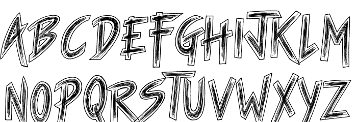 Ape Shit Font LOWERCASE