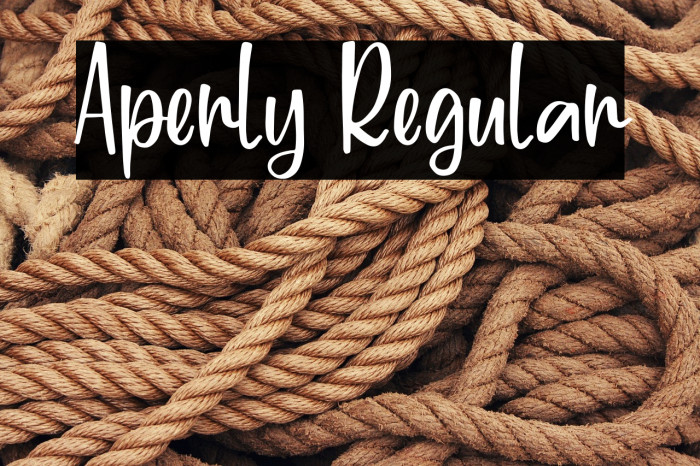 Aperly Regular Example 2