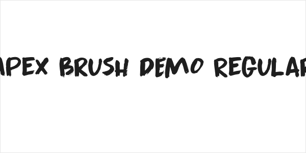 Apex Brush DEMO Regular Logo