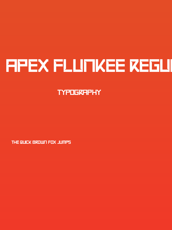 Apex Flunkee Regular Poster