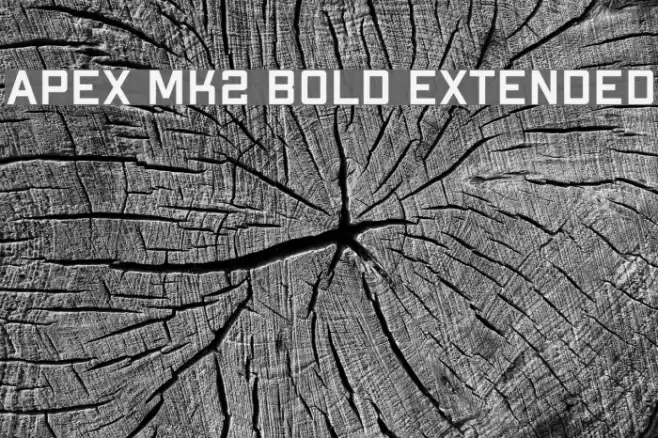 Apex Mk2 Bold Extended Font examples