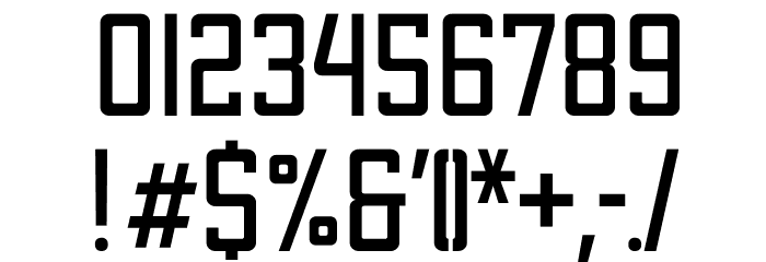 Apex Mk2 Light Condensed Font OTHER CHARS