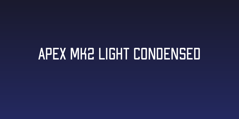 Apex Mk2 Light Condensed Social Header