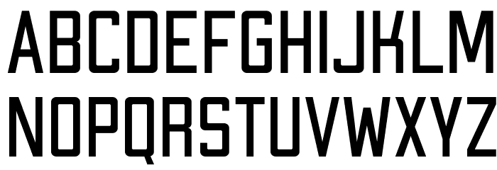 Apex Mk2 Light Condensed Font LOWERCASE