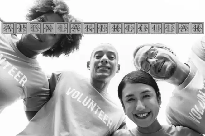 ApexLake-Regular Font examples