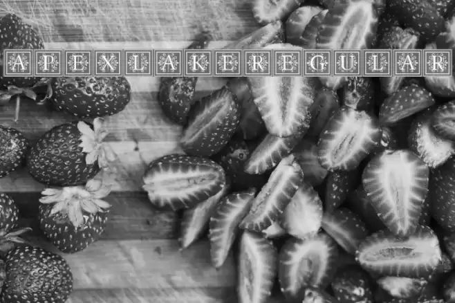 ApexLake-Regular Font examples