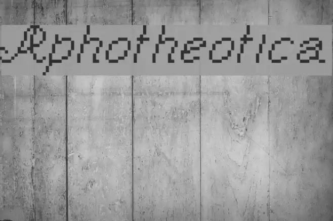 Aphotheotica Font examples
