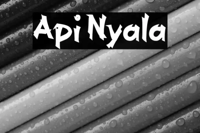 Api Nyala Font examples