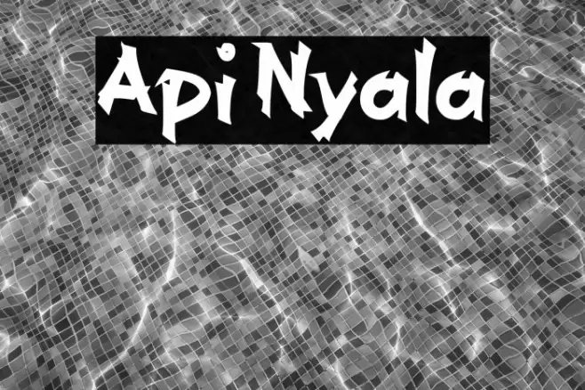 Api Nyala Font examples