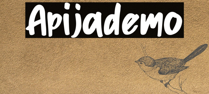 Apijademo Font examples
