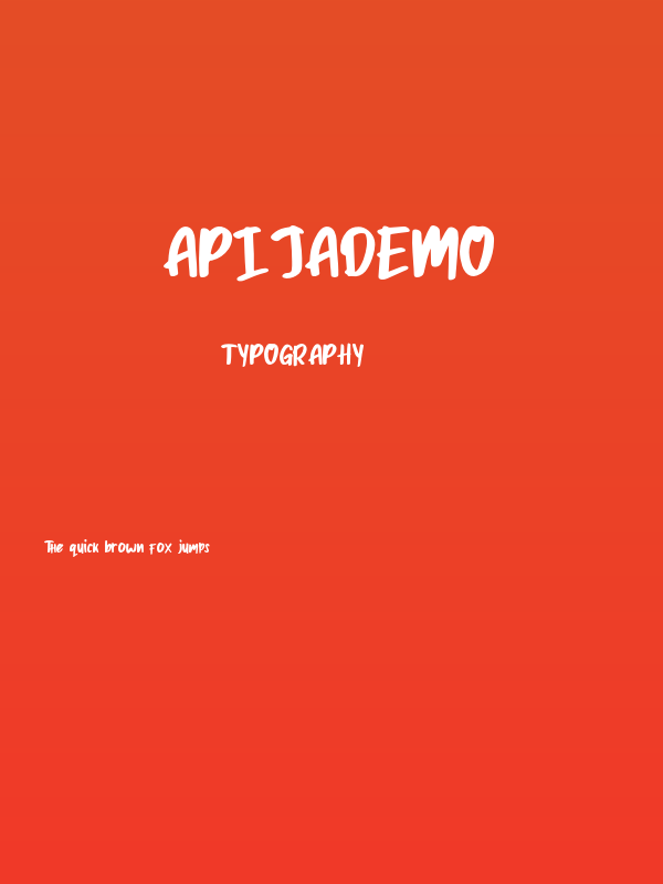Apijademo Poster