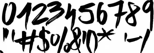 Aple Time Font OTHER CHARS