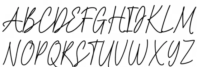 Aplenty Regular Font UPPERCASE