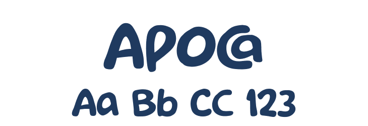 Apoca Font Preview