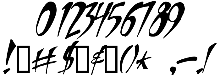 Apocalypse 1 Font OTHER CHARS