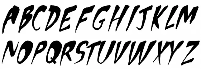 Apocalypse 1 Schriftart Groß
