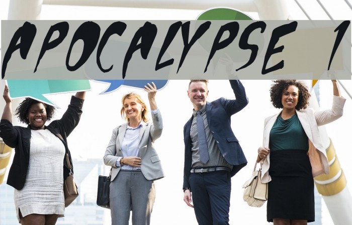 Apocalypse 1 Font examples