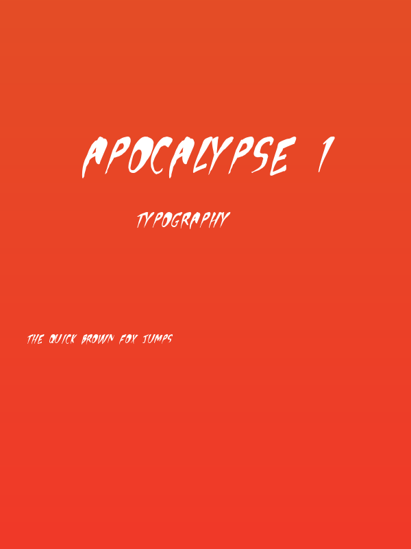 Apocalypse 1 Poster