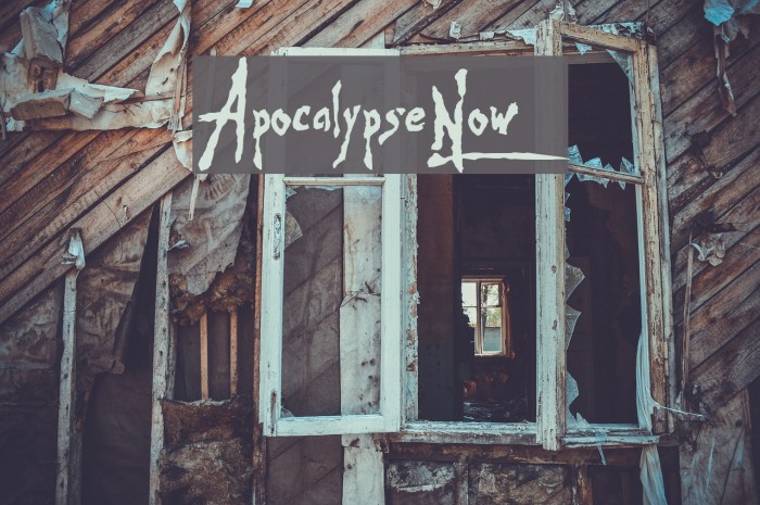 Apocalypse-Now Шрифта examples