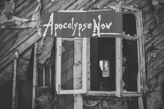 Apocalypse-Now Шрифта examples