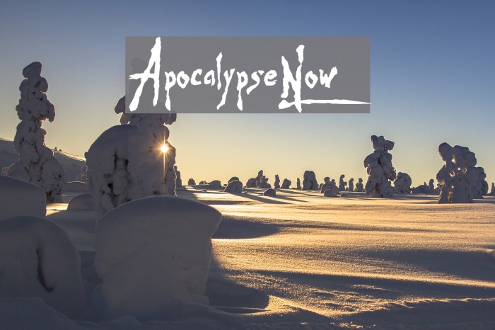 Apocalypse-Now Шрифта examples