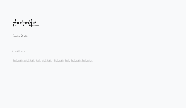 Apocalypse-Now Business Card