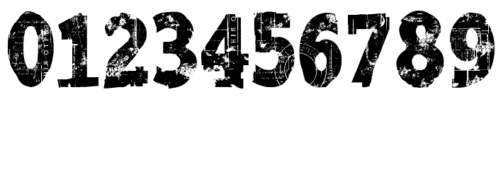 Apocalypse Regular Font OTHER CHARS