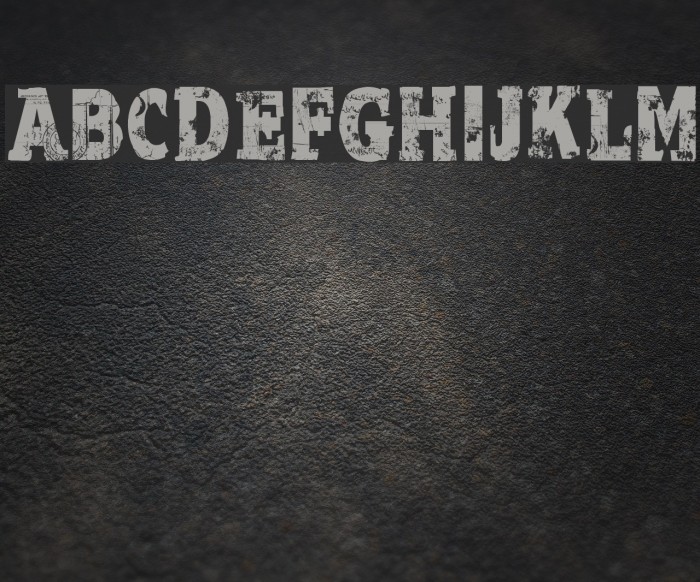 Apocalypse Regular Font examples