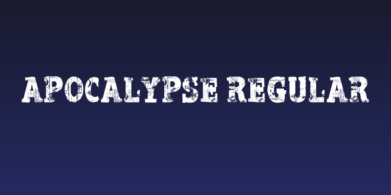 Apocalypse Regular Social Header
