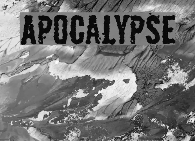 Apocalypse Font examples