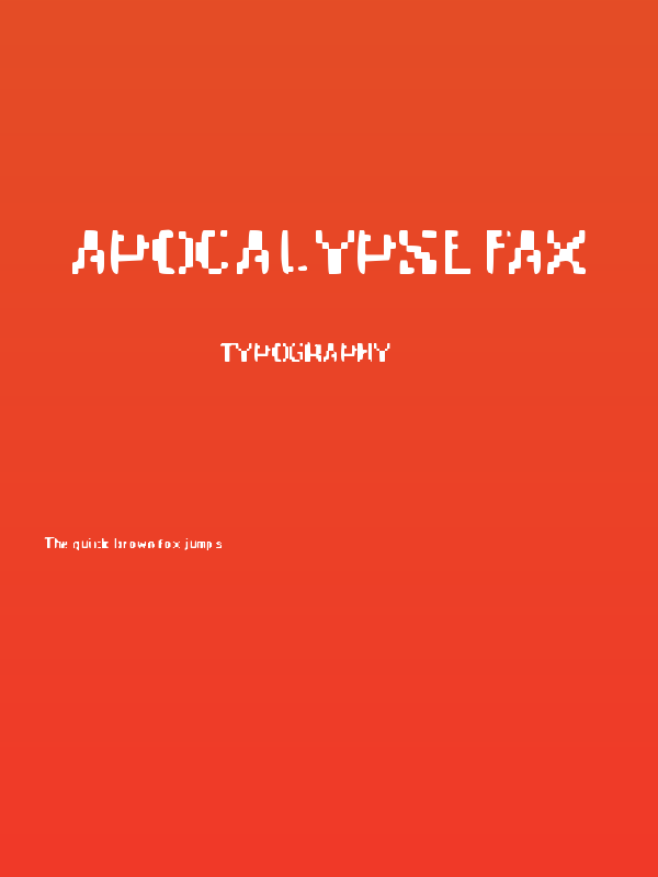 ApocalypseFax Poster