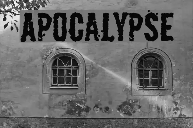 Apocalypse Font examples
