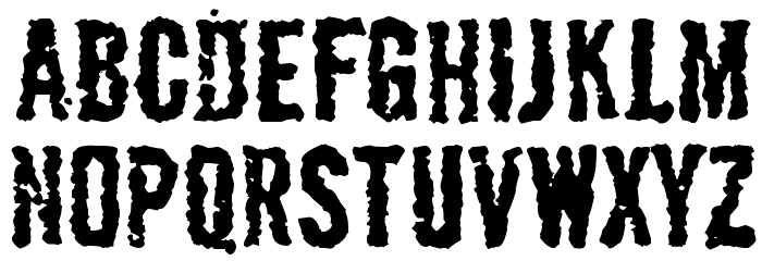 Apocalypse Font LOWERCASE
