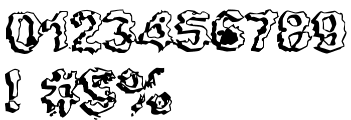 Apocalypshit Font OTHER CHARS