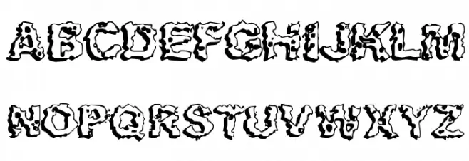 Apocalypshit Schriftart Groß