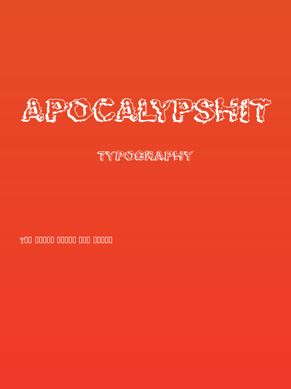 Apocalypshit Poster