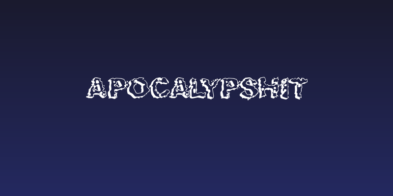Apocalypshit Social Header