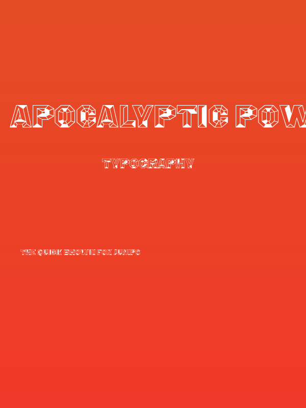 Apocalyptic Powers Regular Poster